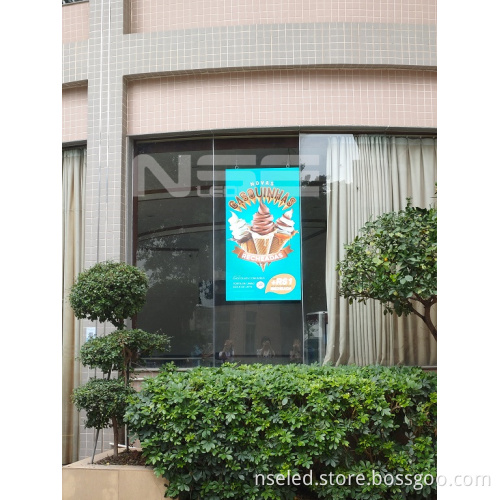 NSE Shop window LED poster